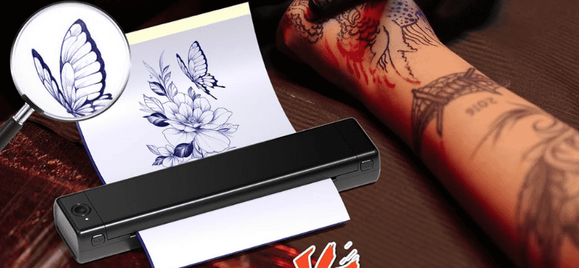 Máy in & scan hình xăm M08F